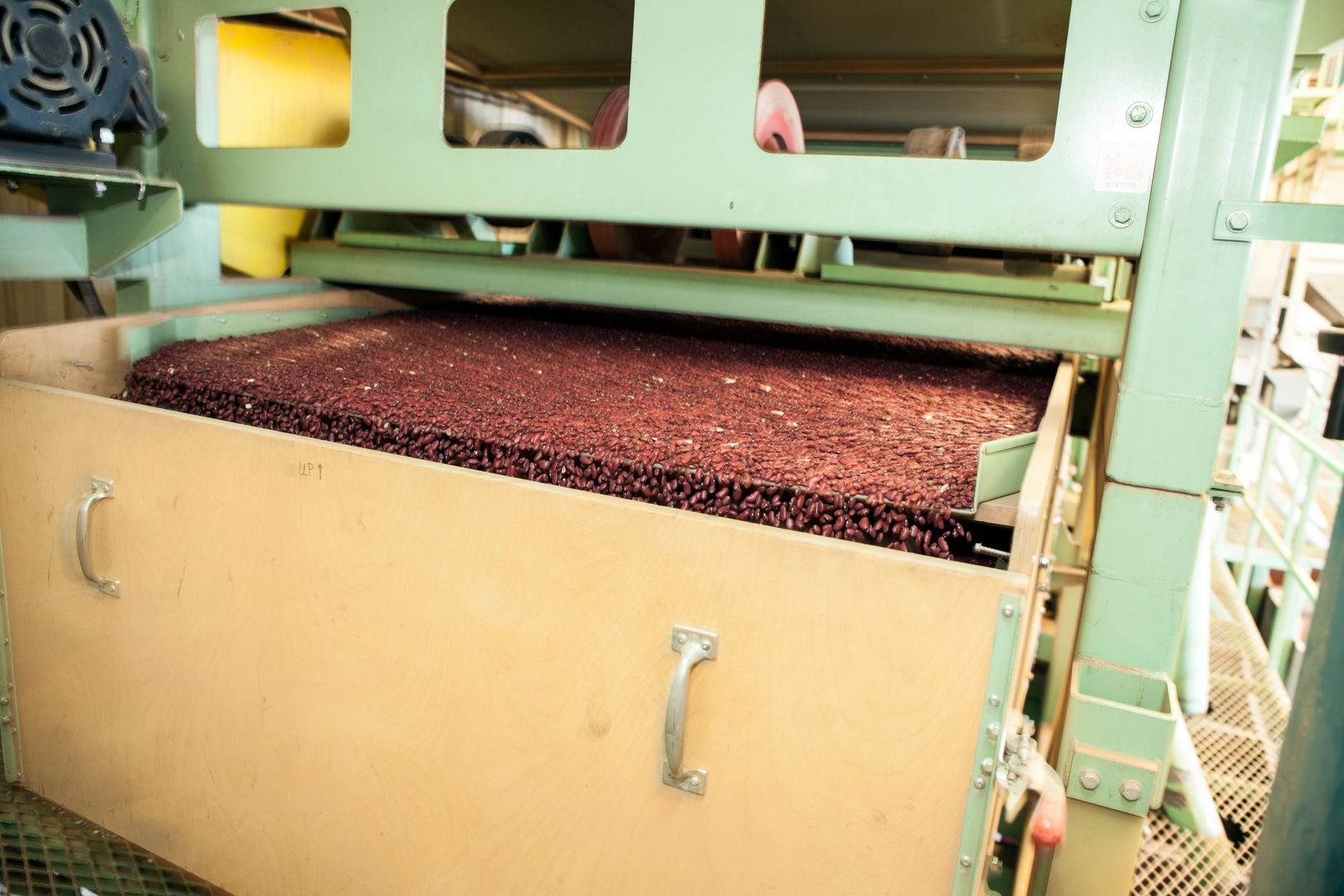 Organic grain harvest at Pleasant Grove Farms Sacramento Valley